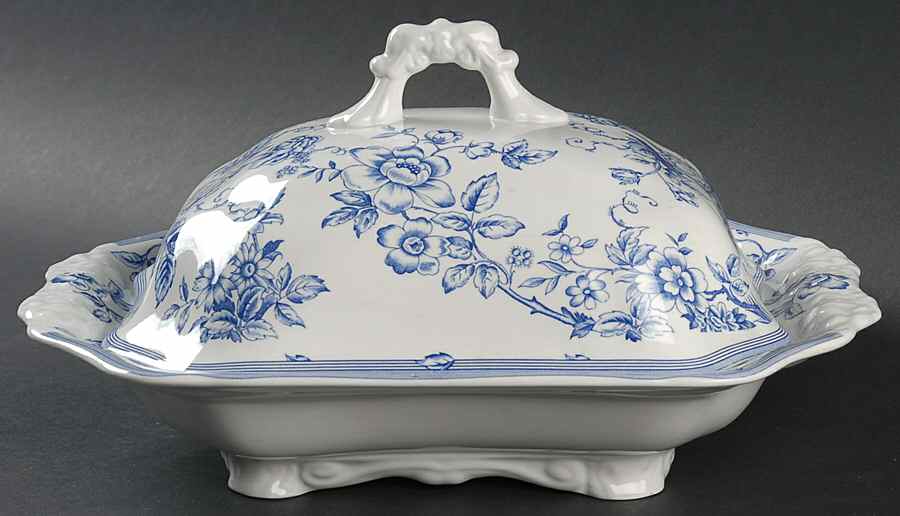 Clifton Rectangular Covered Vegetable by Spode-1