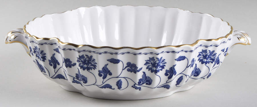 Colonel Blue Round Vegetable No Lid by Spode-1