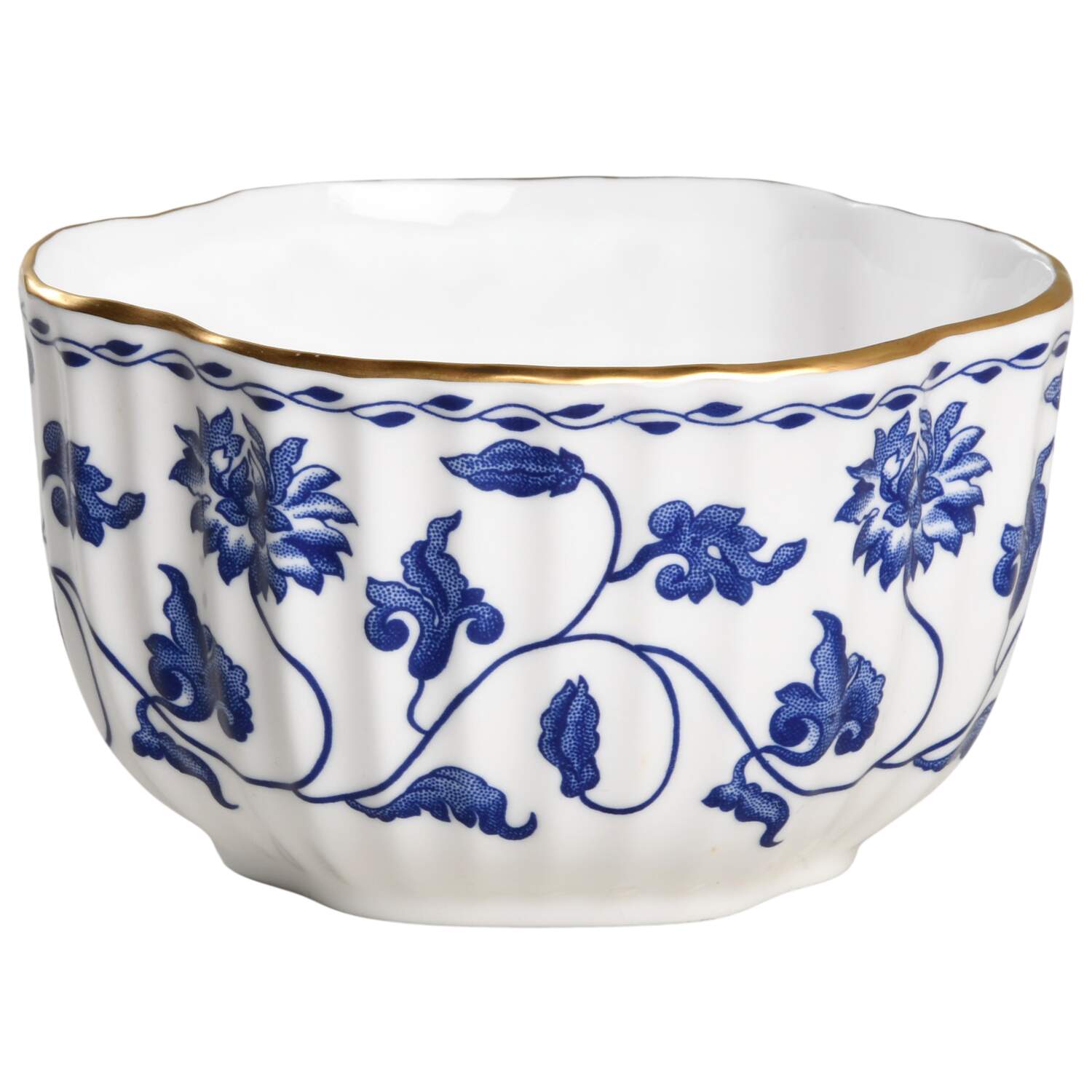 Colonel Blue Sugar Bowl No Lid by Spode-1