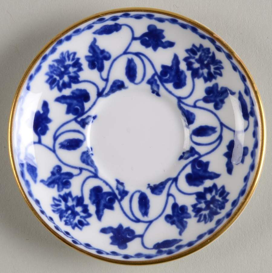 Colonel Blue Miniature Saucer by Spode-1