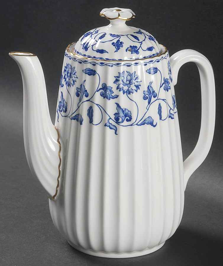 Colonel Blue Small Coffee Pot & Lid by Spode-1