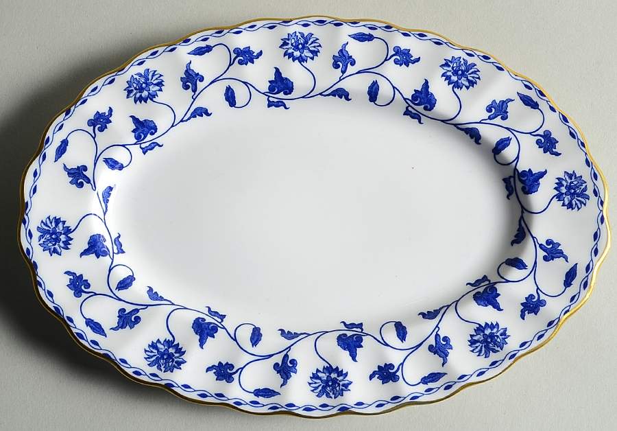 Colonel Blue Relish/Gravy Underplate by Spode-1