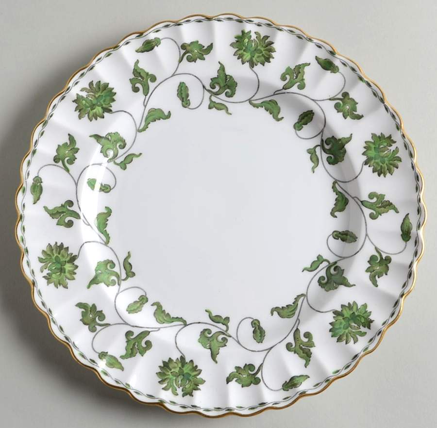 Colonel Dark Green Salad Plate by Spode-1