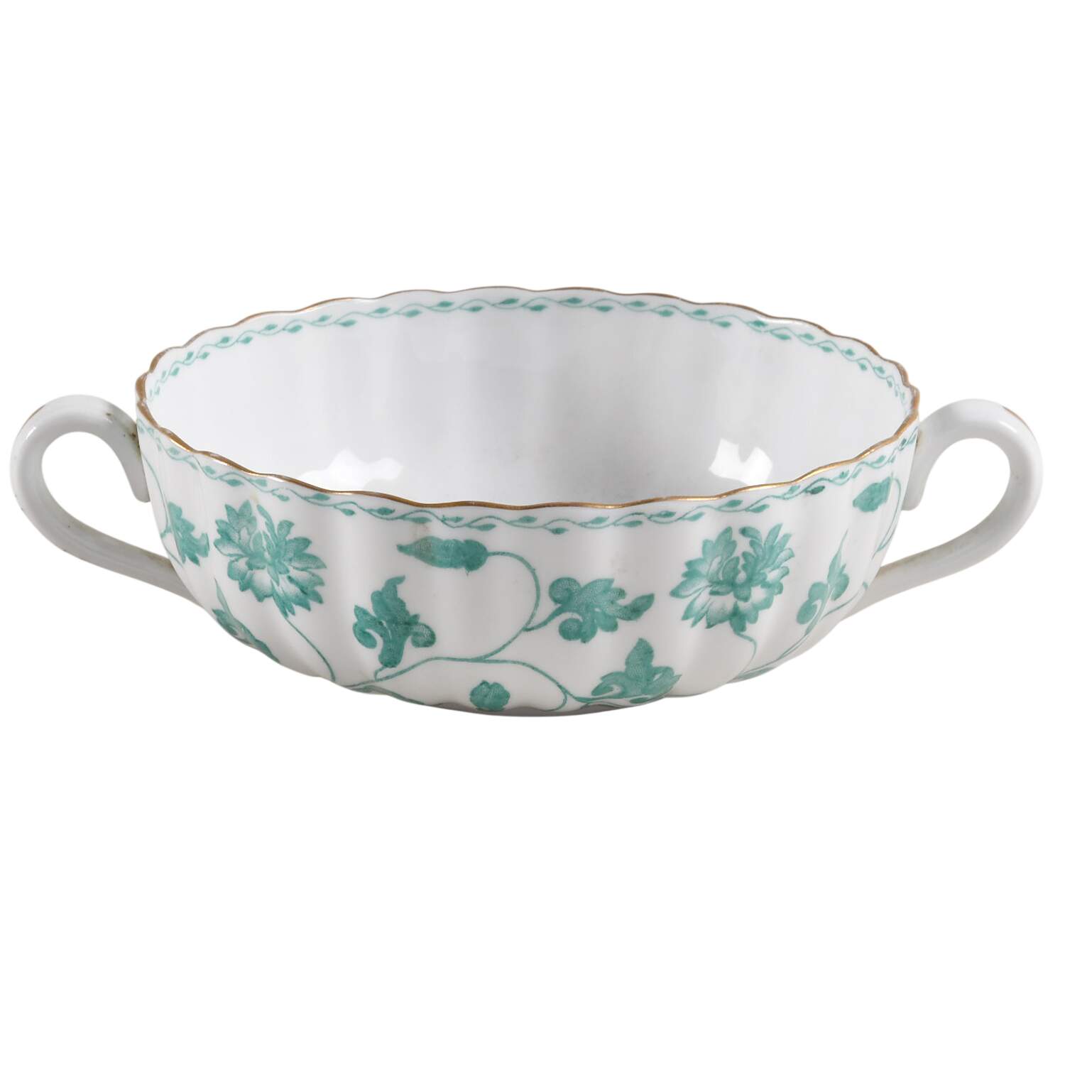 Colonel Jade Flat Cream Soup Bowl by Spode-1