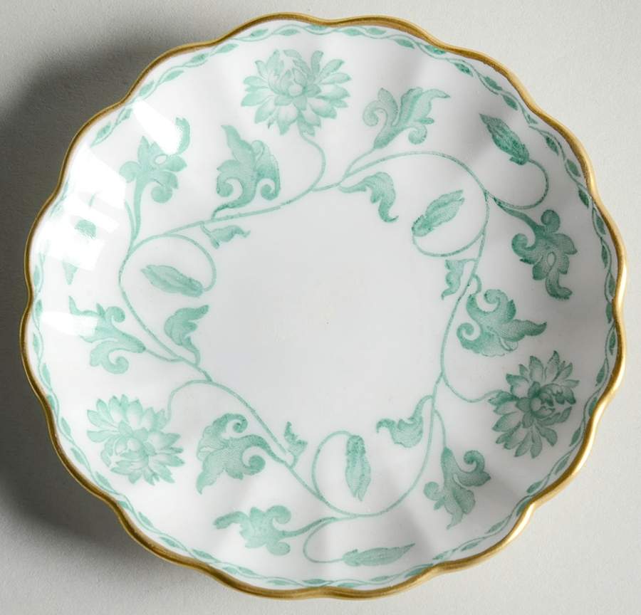 Colonel Jade Butter Pat by Spode-1