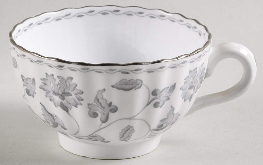 Colonel Gray (Platinum Trim) Flat Cup by Spode-1