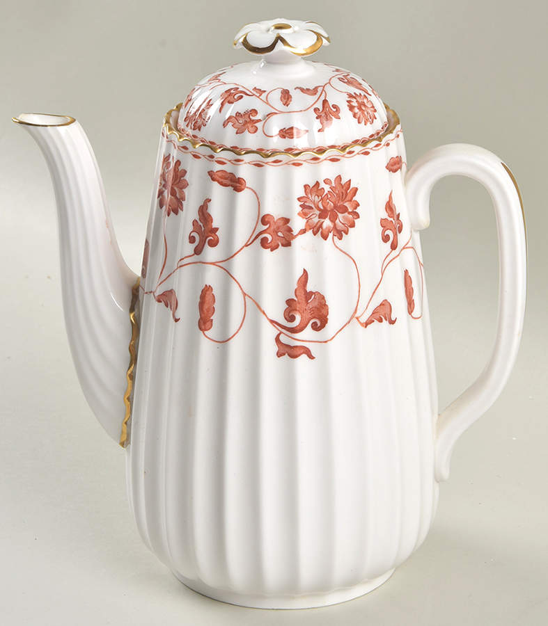 Colonel Red Coffee Pot & Lid by Spode-1