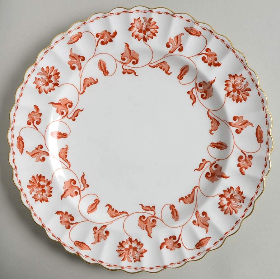 Colonel Red Dinner Plate by Spode-1