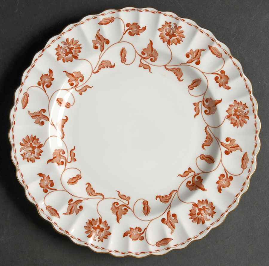 Colonel Red Luncheon Plate by Spode-1
