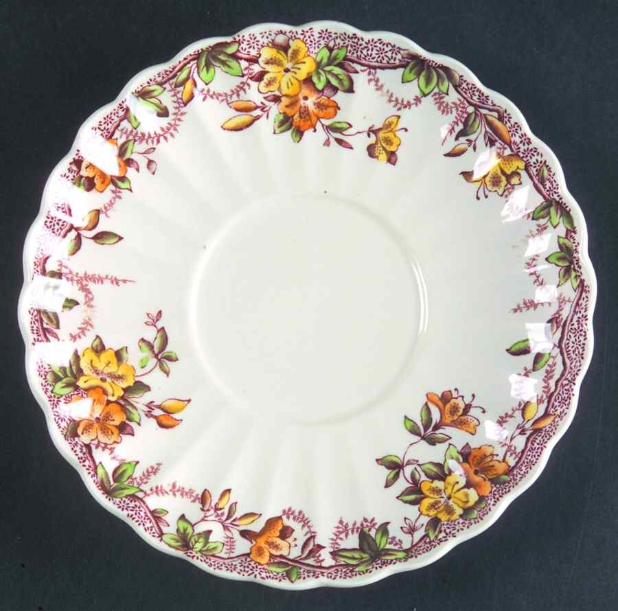 Columbine Saucer by Spode-1