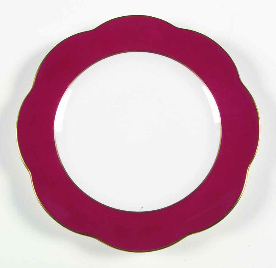 Compliments Crimson Luncheon Plate by Spode-1