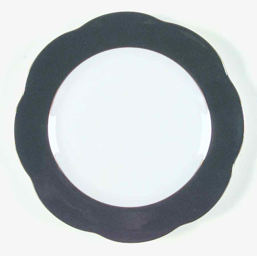 Compliments Leather Green Luncheon Plate by Spode-1