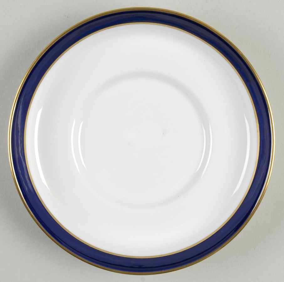 Consul Cobalt Saucer for Flat Demitasse Cup by Spode-1