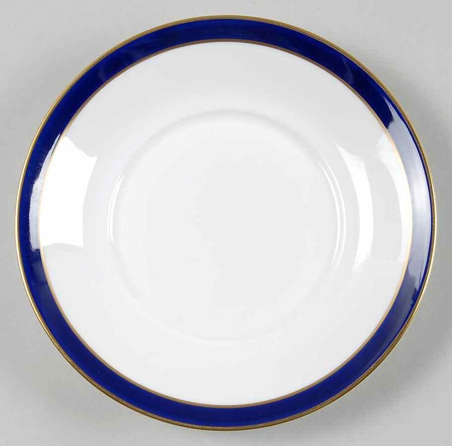 Consul Cobalt Saucer for Flat Cup by Spode-1