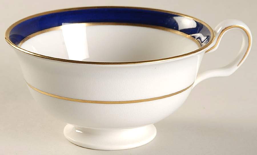 Consul Cobalt Footed Cup by Spode-1