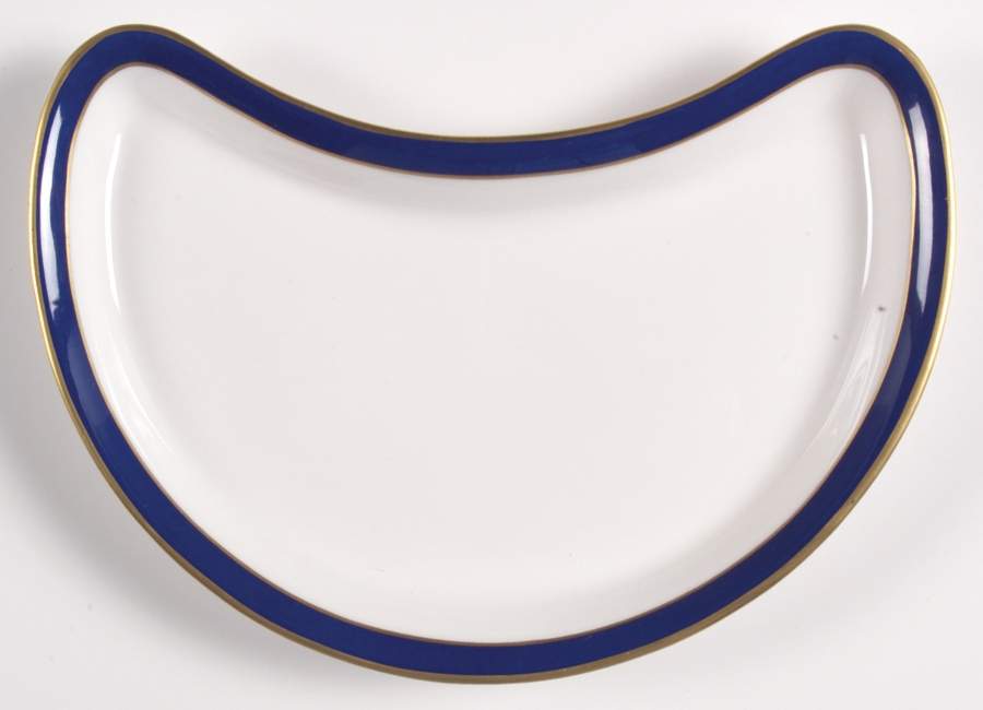 Consul Cobalt Crescent Salad Plate by Spode-1