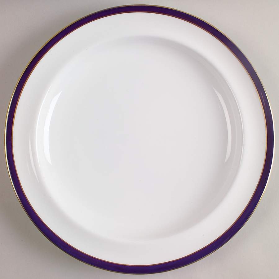 Consul Cobalt 12" Chop Plate (Round Platter) by Spode-1