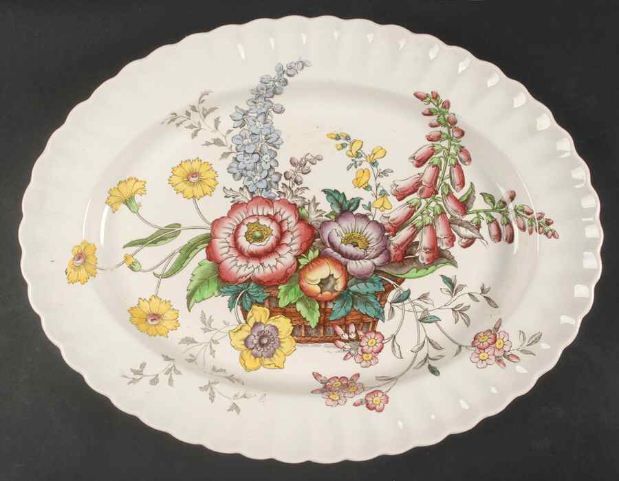 Constable 17" Oval Serving Platter by Spode-1