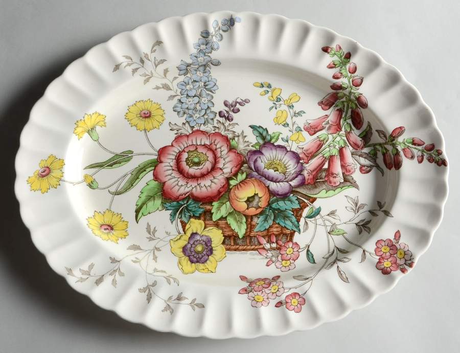 Constable 15" Oval Serving Platter by Spode-1