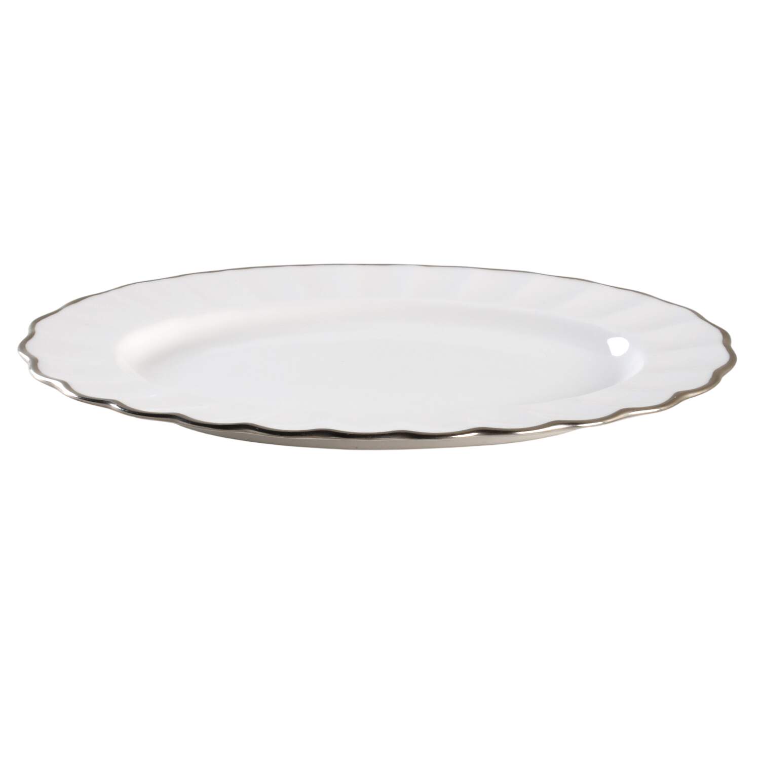 Corinth (PlatinumTrim) Underplate for Gravy Boat by Spode-1