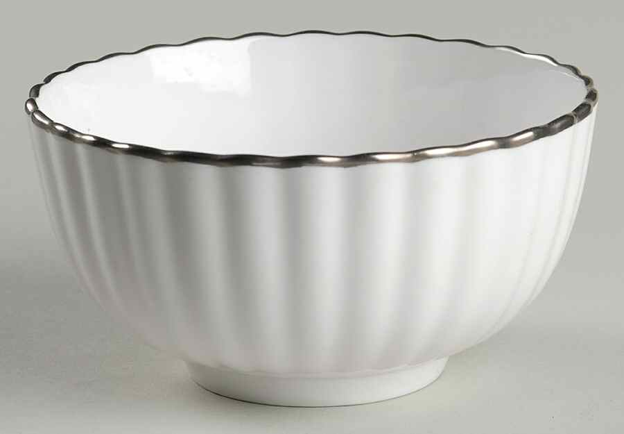 Corinth (PlatinumTrim) Cranberry Bowl by Spode-1
