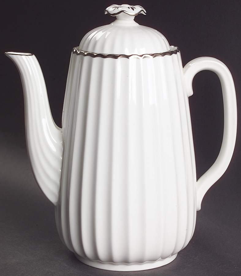 Corinth (PlatinumTrim) Coffee Pot & Lid by Spode-1