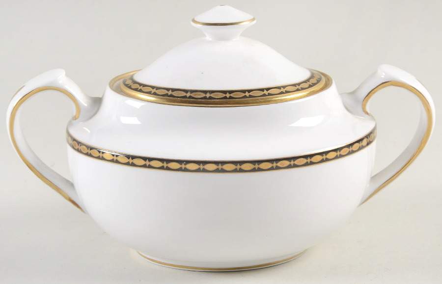 Coronet Sugar Bowl & Lid by Spode-1