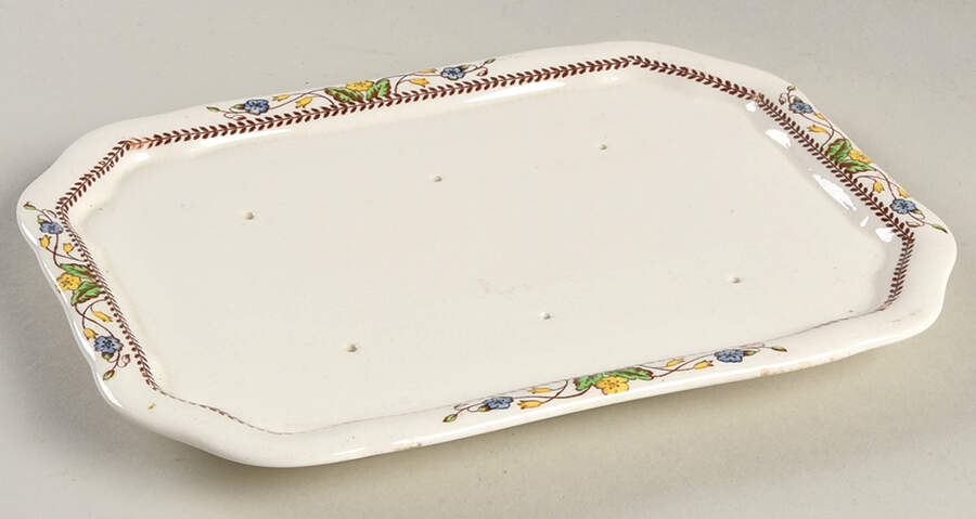 Cowslip Cheese Dish with Lid, Base Only (Wedge) by Spode-1