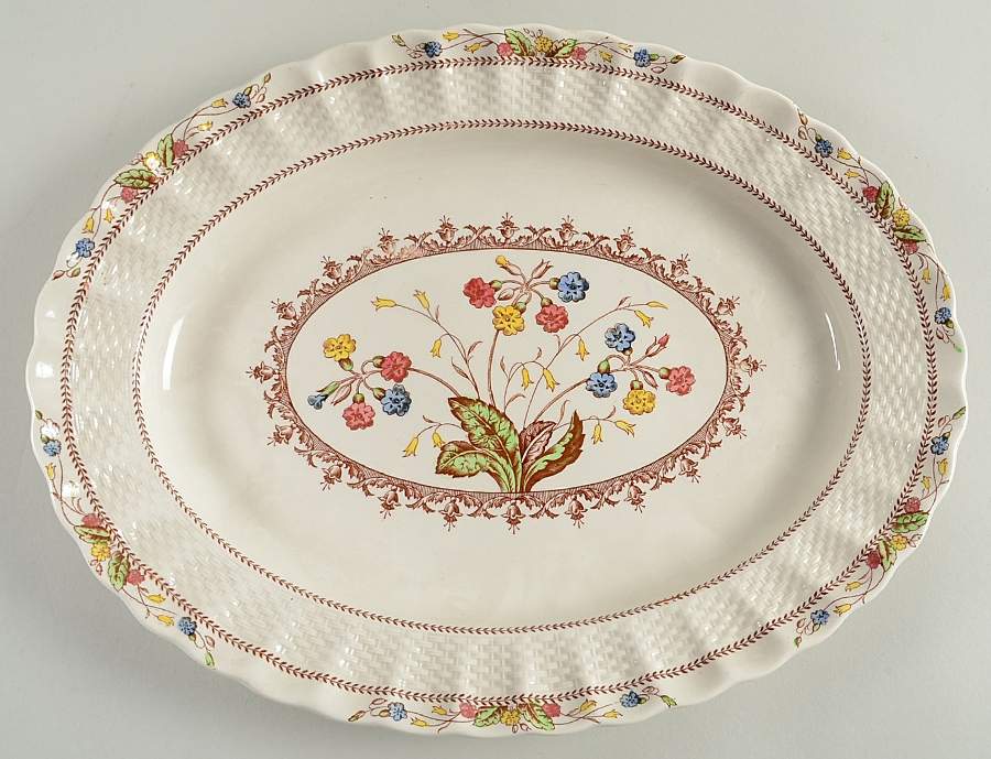Cowslip 12" Oval Serving Platter by Spode-1
