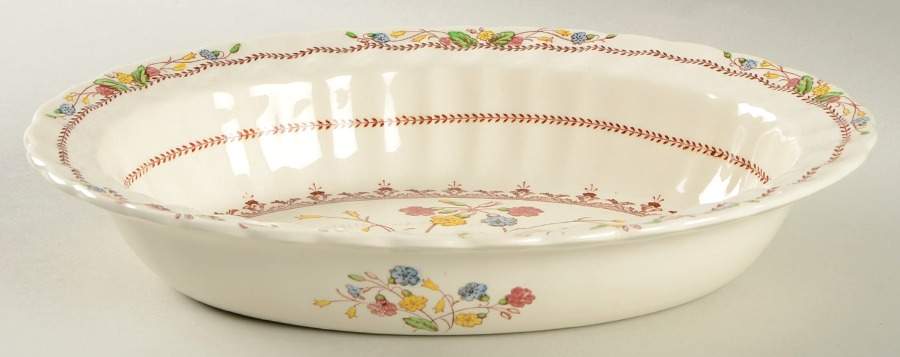 Cowslip 10" Oval Vegetable Bowl by Spode-1