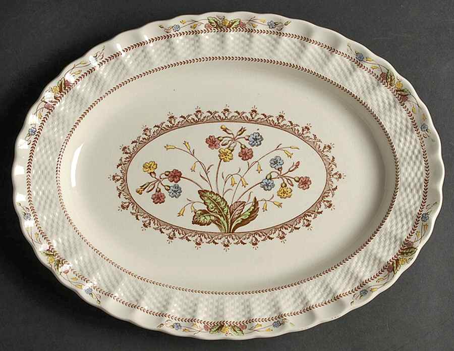 Cowslip 13" Oval Serving Platter by Spode-1