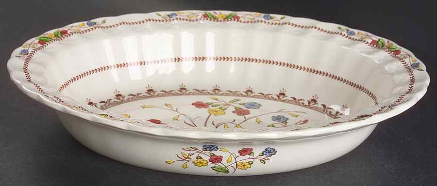 Cowslip 9" Oval Vegetable Bowl by Spode-1
