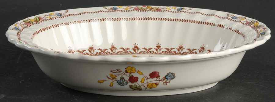 Cowslip 9" Oval Vegetable Bowl by Spode-1