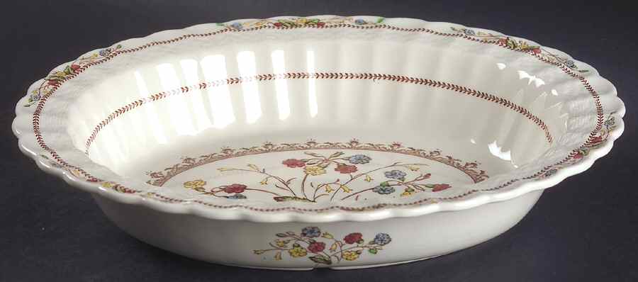 Cowslip 11" Oval Vegetable Bowl by Spode-1