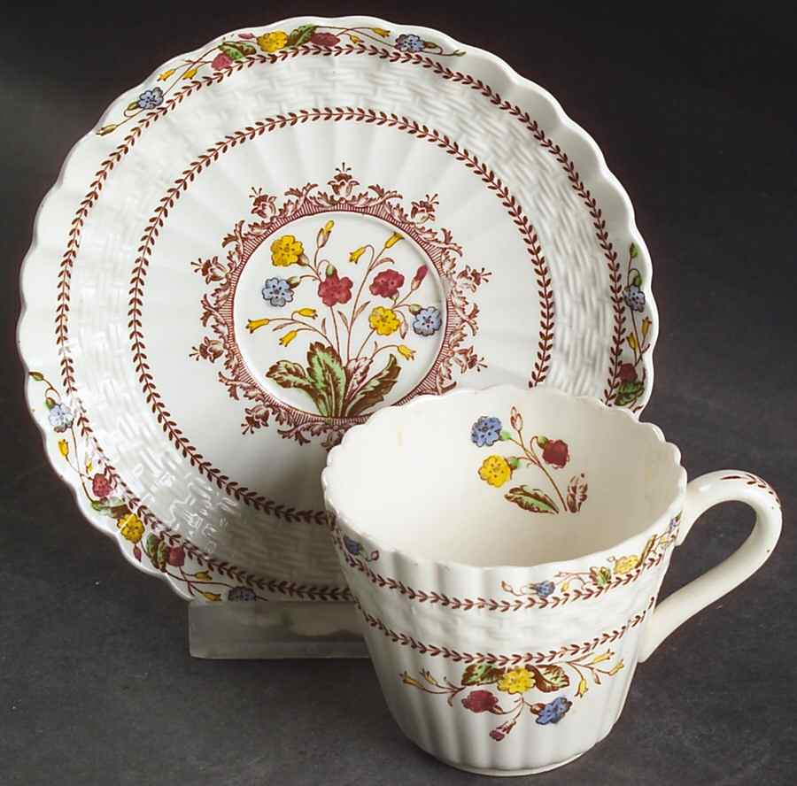 Cowslip Flat Demitasse Cup & Saucer Set by Spode-1
