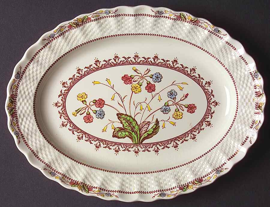 Cowslip 11" Oval Serving Platter by Spode-1