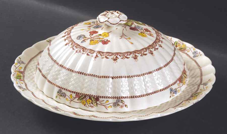 Cowslip Muffin Dish & Lid by Spode-1