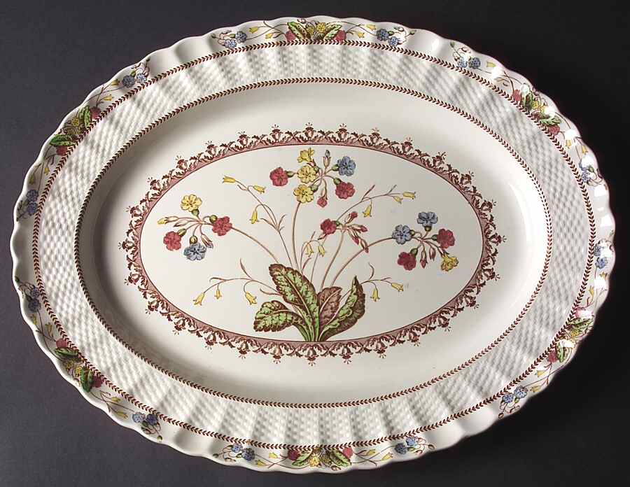 Cowslip 16" Oval Serving Platter by Spode-1
