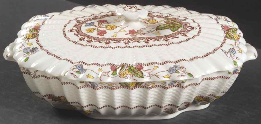 Cowslip Oval Covered Vegetable by Spode-1