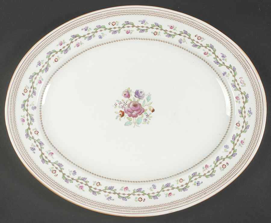 Craigavon Lavender 14" Oval Serving Platter by Spode-1