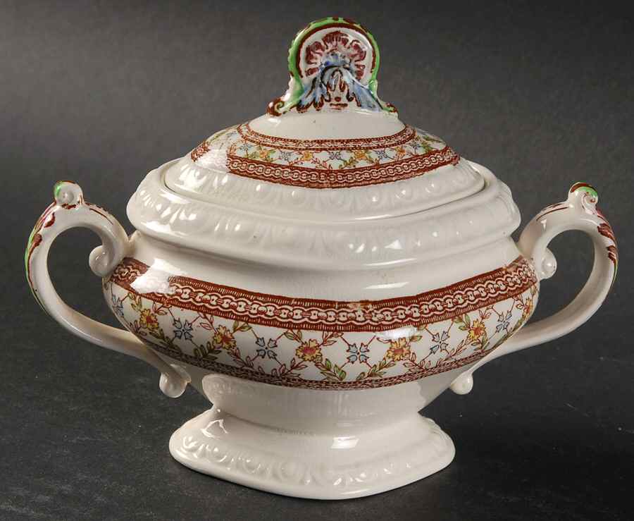 Cynthia Sugar Bowl & Lid by Spode-1