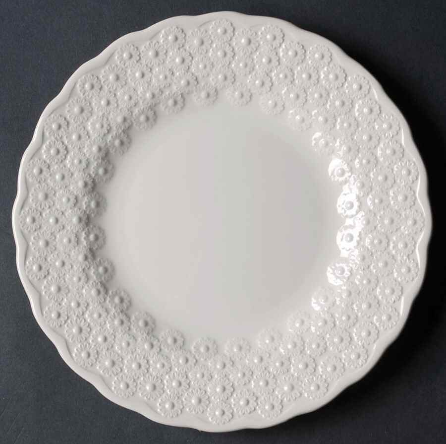 Daisy Embossed (All Off White) Salad Plate by Spode-1