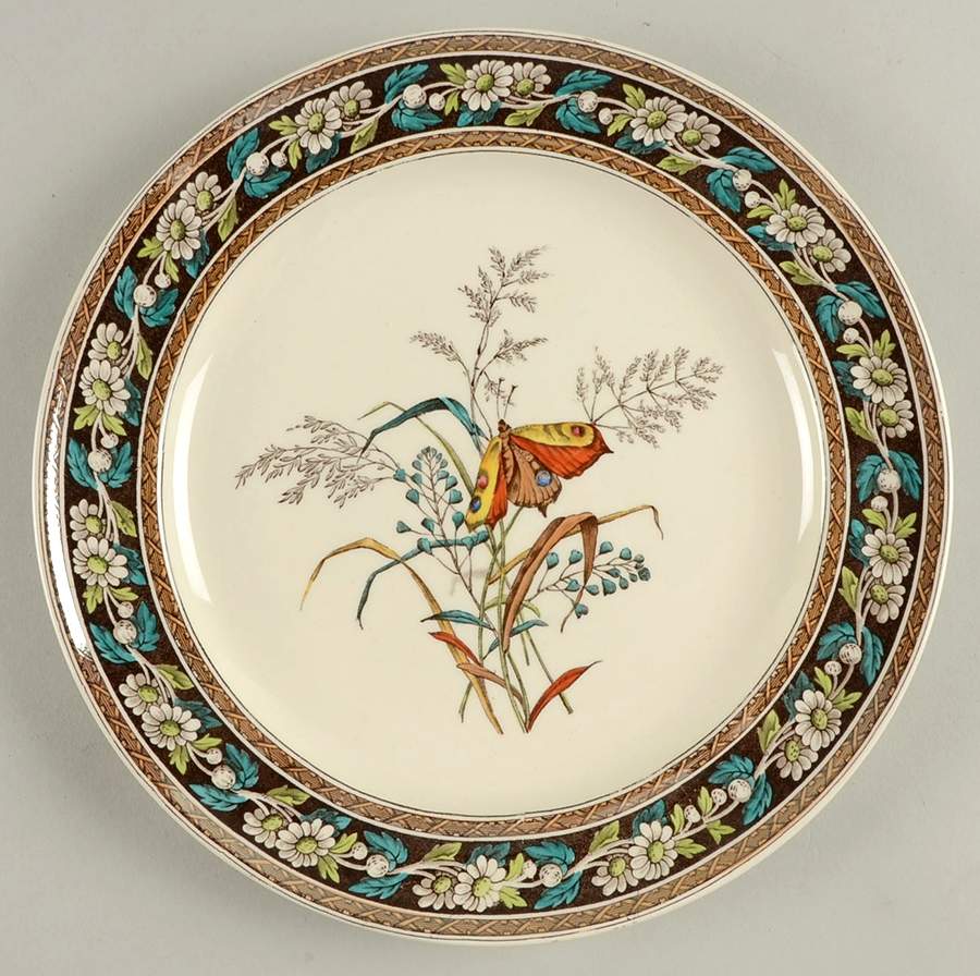 Daisy (Brown-Multicolor) Luncheon Plate by Spode-1