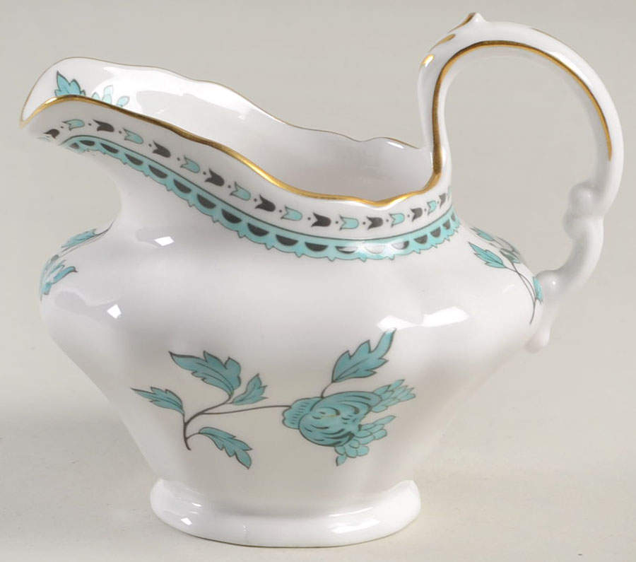Darlington Green (Teal) Mini Creamer by Spode-1