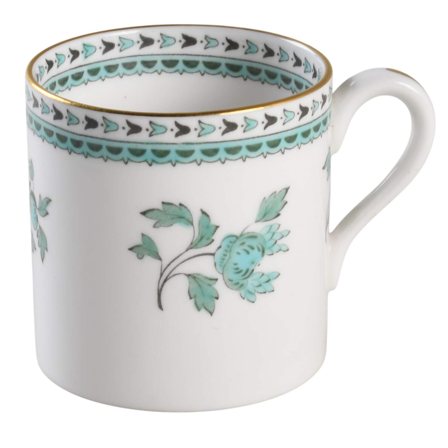 Darlington Green (Teal) Flat Demitasse Cup by Spode-1