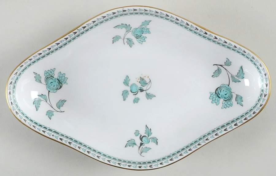 Darlington Green (Teal) Pickle Dish by Spode-1