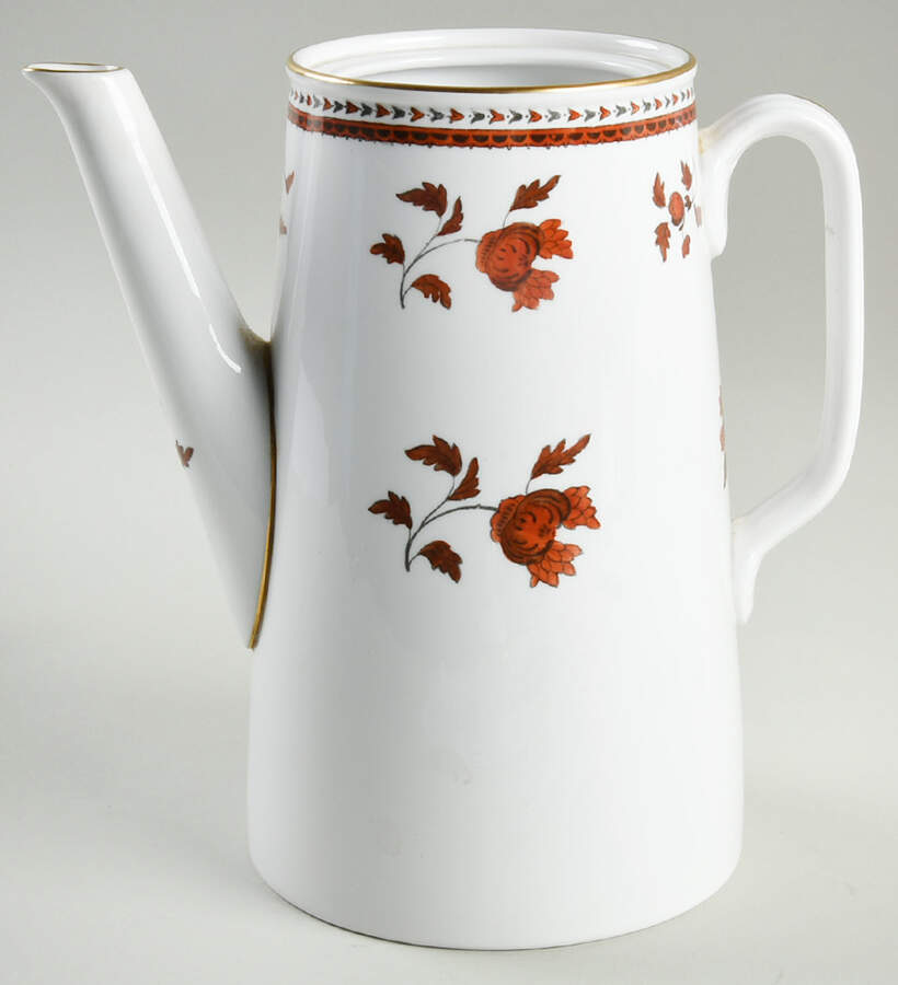 Darlington Orange Coffee Pot No Lid by Spode-1