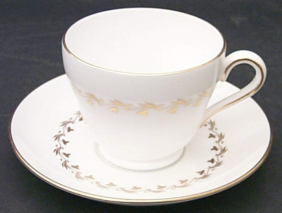 Delphi Footed Cup & Saucer Set by Spode-1