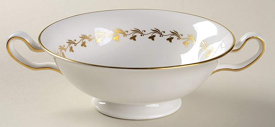 Delphi Footed Cream Soup Bowl by Spode-1
