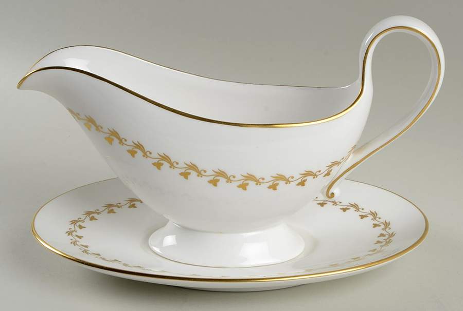 Delphi Gravy Boat & Underplate by Spode-1